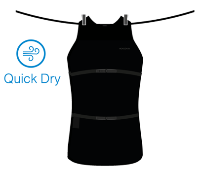 How do I wash my Hexoskin Shirt?